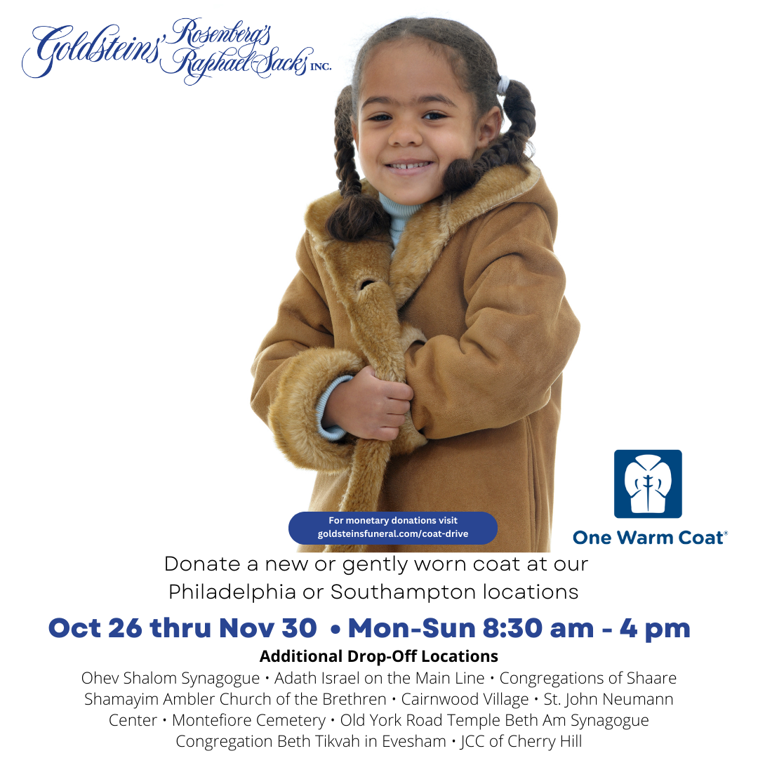 Goldsteins' annual coat collection for One Warm Coat charity