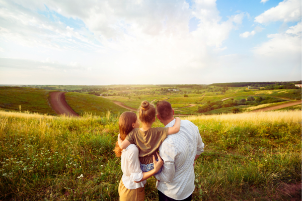 Family outdoors