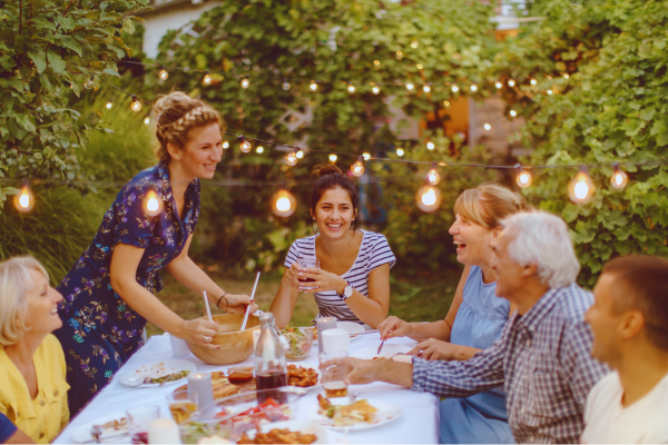 Family outdoors