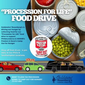 Goldsteins' Procession of Life Hunger Drive