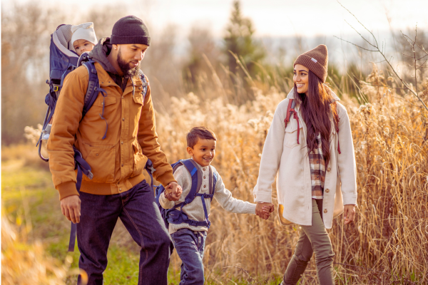 family fall grief